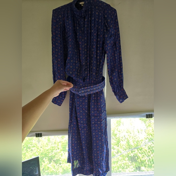 Brooks Brothers Blue Floral Dress - Picture 12 of 12